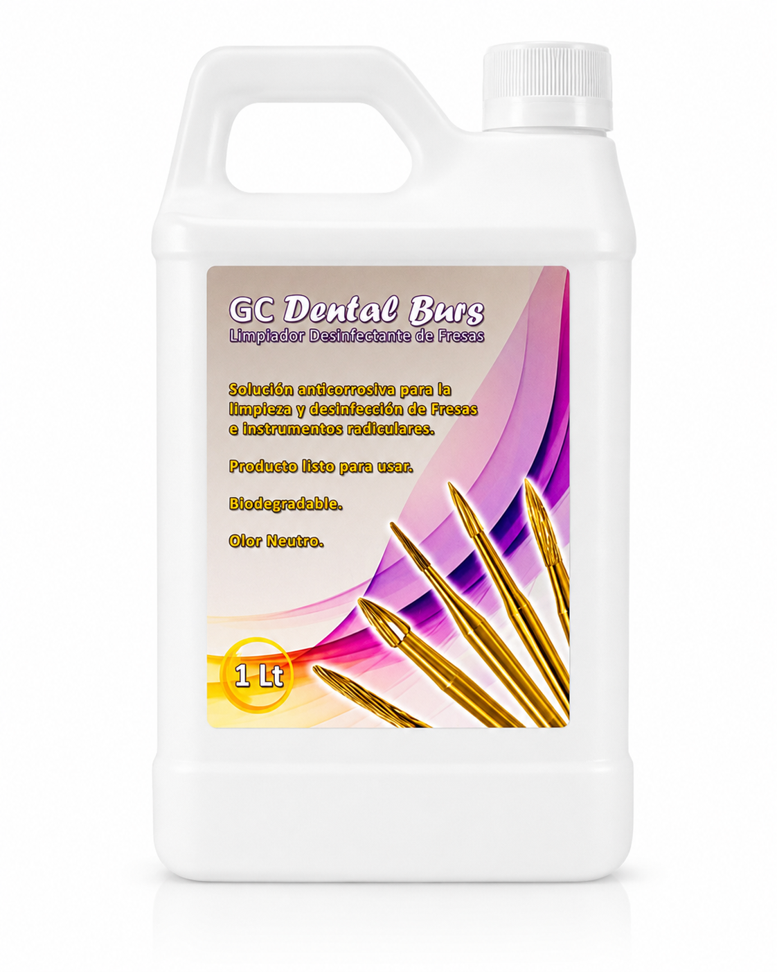 Desinfectante de Fresas e Instrumentos Rotatorios GC Clean (1 Litro)